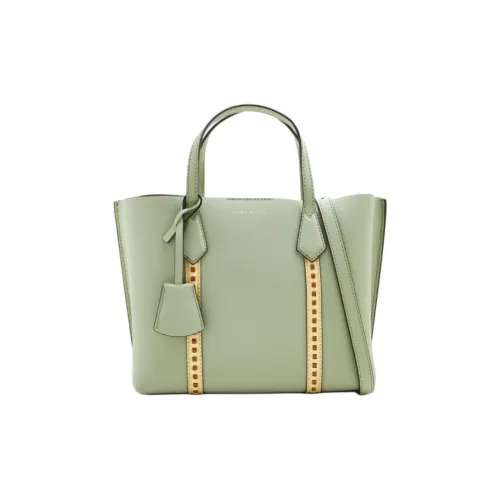 TORY BURCH Calfskin Shoulder Bag Crossbody Bag Handbag Women's Light Green