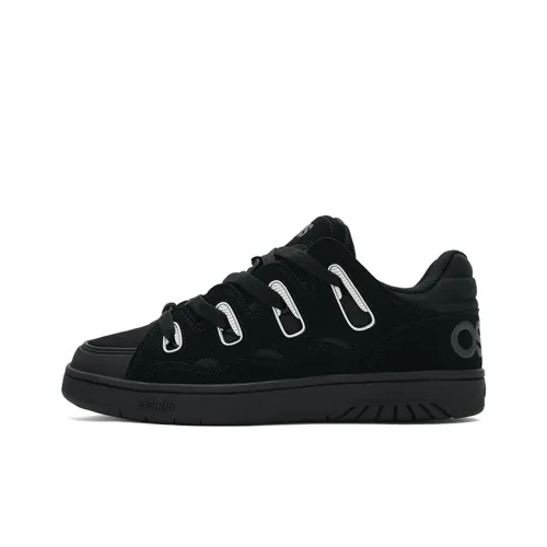OSIRIS Coverage Warm Slip Resistant Cushioning Wear Resistant Height Increasing Low Top Skateboard Shoes dq6400-300 Unisex Black