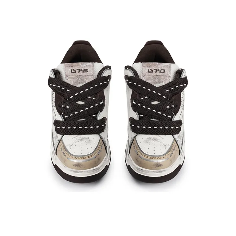 JUZI Wear-Resistant Low-Top Skateboard Shoes Women's-2