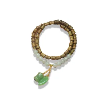 GIRATI Green Sandalwood Wooden Bracelets Unisex