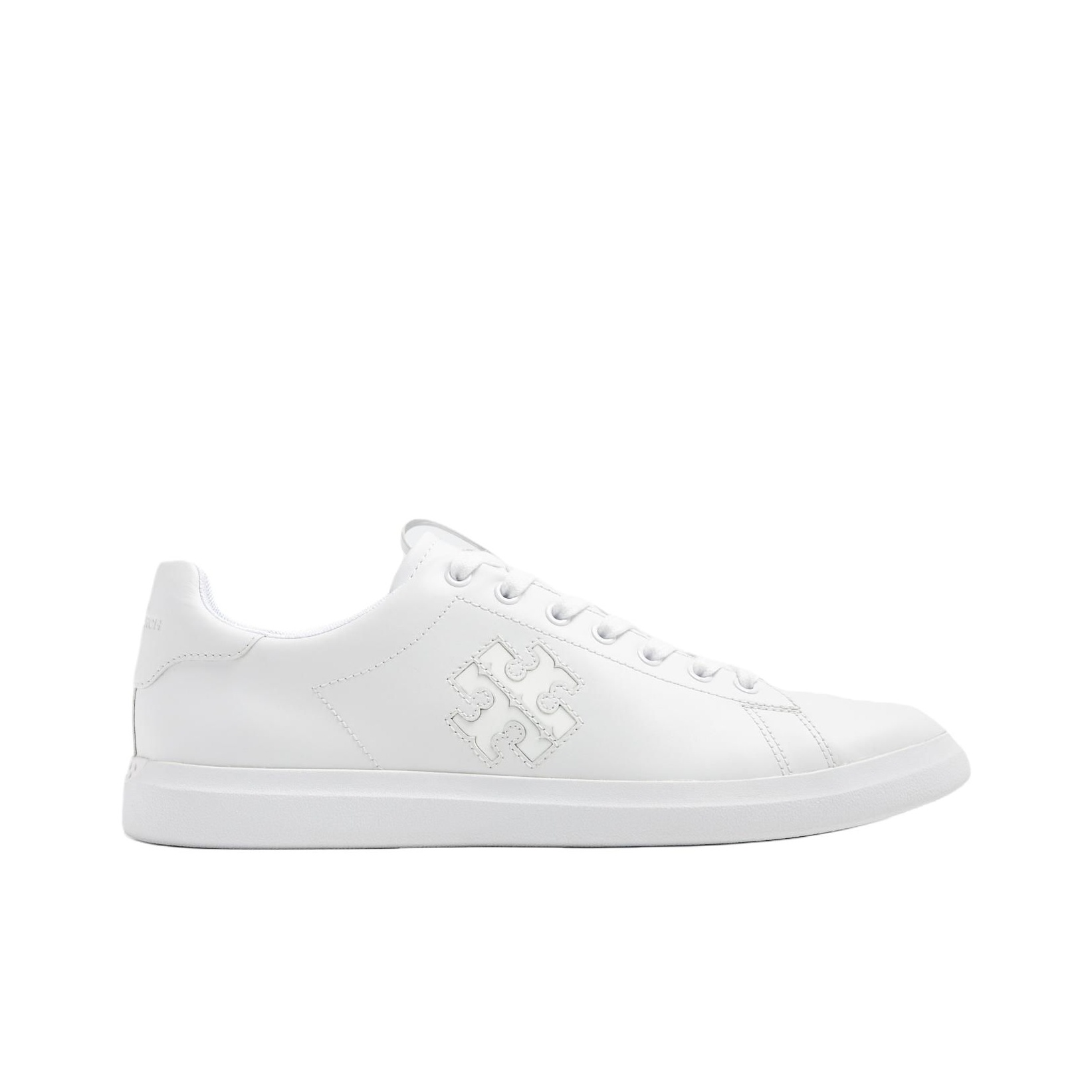 TORY BURCH Double T Howell Leather Sneakers US W 5.5 - POIZON