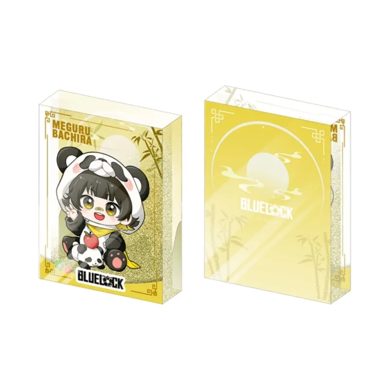 Crooked Melon Production Blue Lock Panda Collection Quicksand Mahjong Cute Merch Ornament Acrylic Stands-15