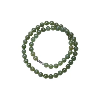 FANHAOGANG JADE Hetian Jade Necklaces Green Jade Women's