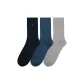 Light Heather Gray+Blue+Navy Blue