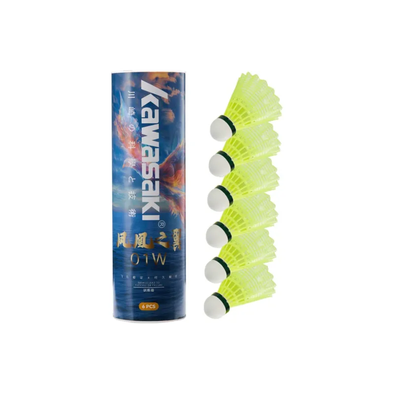 Kawasaki 6 Pack Nylon Training Shuttlecocks-2
