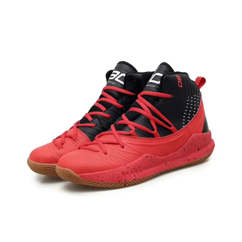 DD&OO Wear-Resistant Breathable Height Increasing High-Top Basketball Shoes Unisex White Gold-26