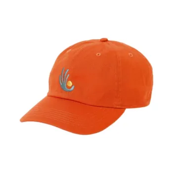 Beams Cotton Baseball Caps Unisex Orange/Green