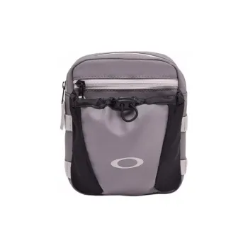 Oakley Polyester Shoulder Bag, Crossbody Bag Trumpets Unisex Gray Black