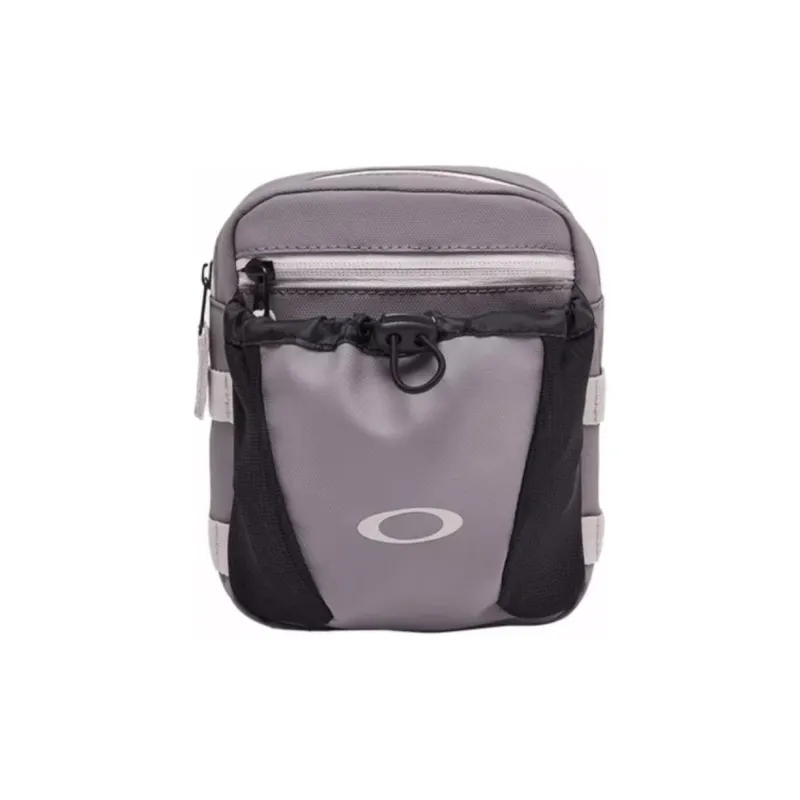 Oakley Polyester Shoulder Bag, Crossbody Bag Trumpets Unisex Gray Black-0