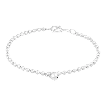 Nine Music Foot Silver 990 Anklets Unisex