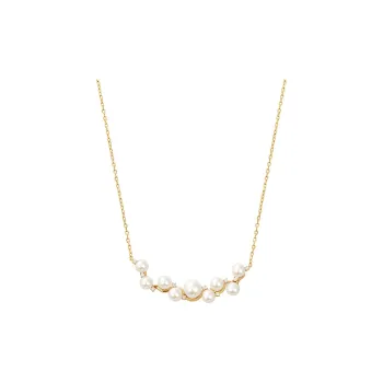 Amber Lollipop Clear Dew Collection Freshwater Pearl Necklaces Women's