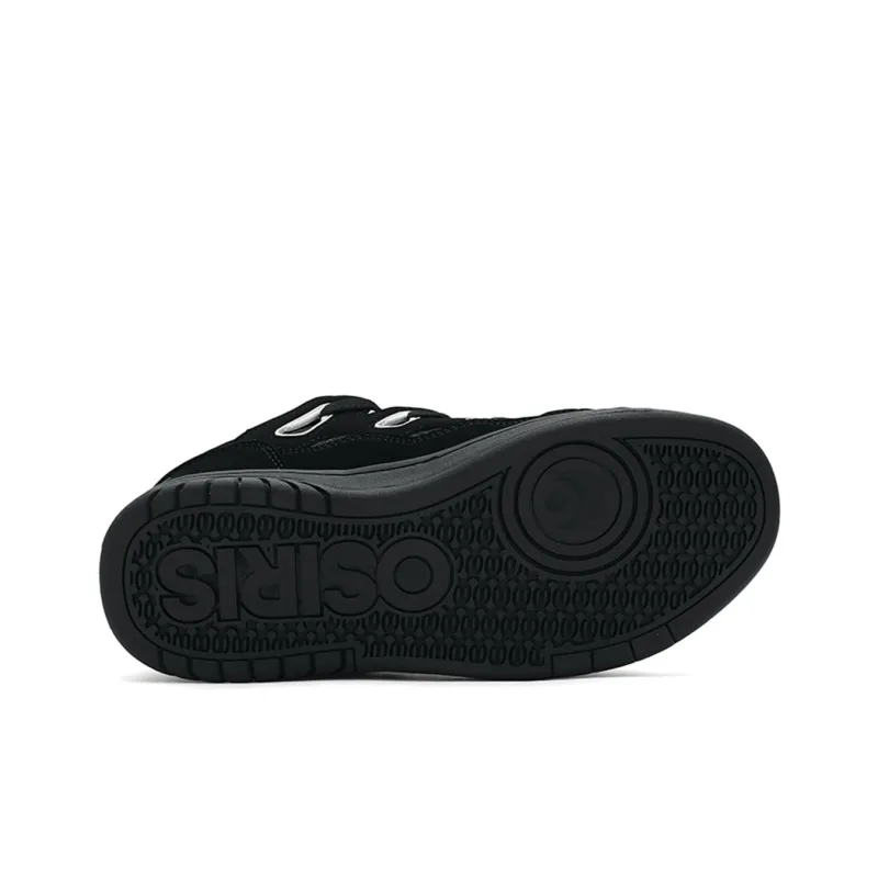 OSIRIS Coverage Warm Slip Resistant Cushioning Wear Resistant Height Increasing Low Top Skateboard Shoes Unisex Black-4