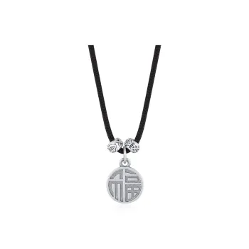 CHINA GOLD S925 Silver Necklaces Unisex