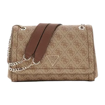 GUESS Polyurethane Crossbody Bag Shoulder Bag Women's Beige