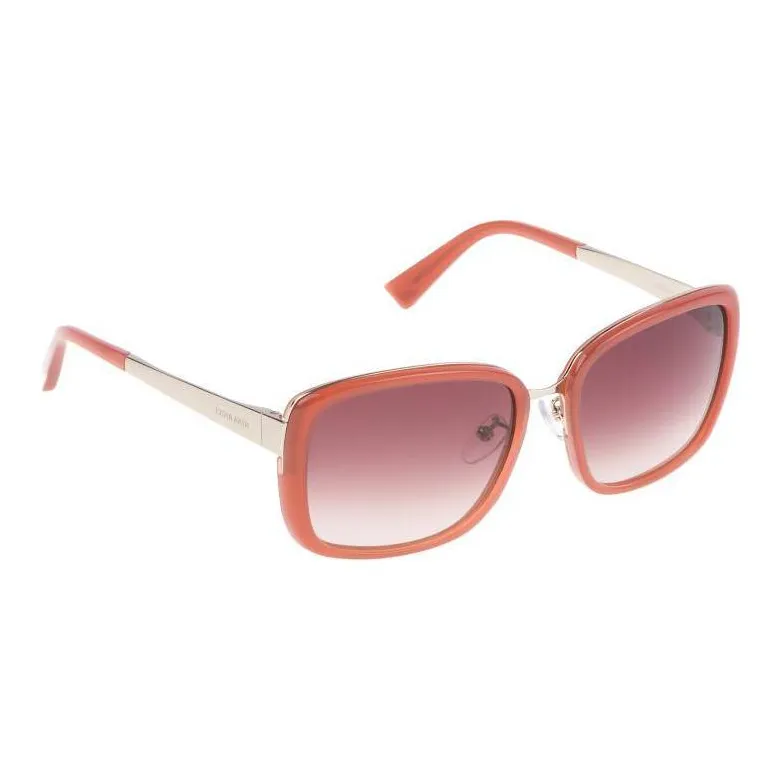 NINA RICCI Acetate Square Sunglasses Women's Rose-1