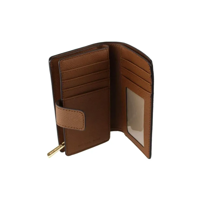 MICHAEL KORS Leather Wallet Medium Size Unisex Vanilla-3