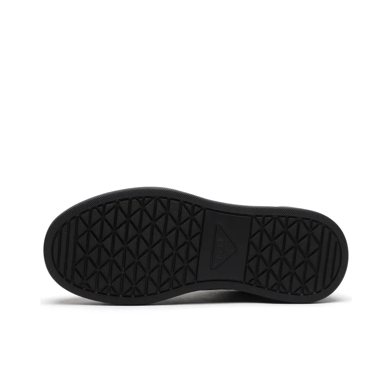 ELLE HOMME Breathable Low Top Skateboard Shoes Men's Black-4