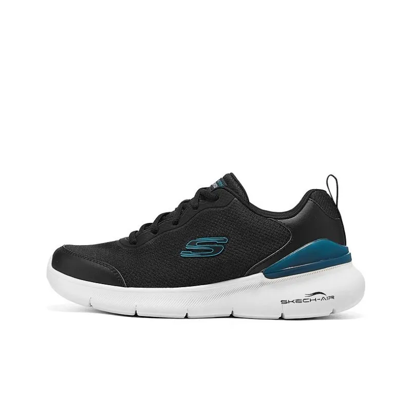 Skechers SPORT MENS Breathable Slip Resistant Low Top Casual Shoes Men's Black-0