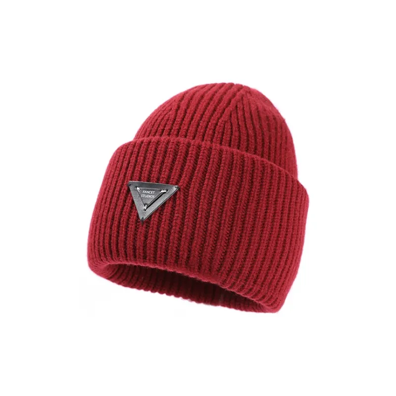 Fancet Studios 100% Sheep Wool Beanies Women's Multicolor-4