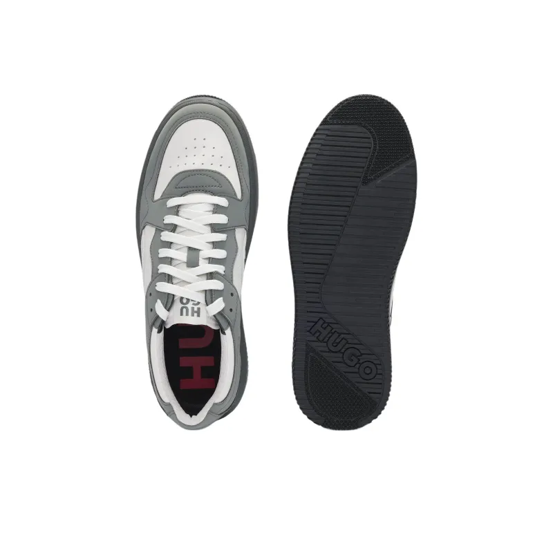 HUGO BOSS Low Top Skateboard Shoes Men's Gray-4