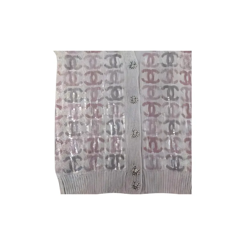 CHANEL 22 Fall And Winter Knitwear Women's Gray-4