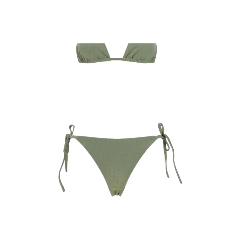 FENDI SS23 Bikini Two-Piece Swimsuit Women's Green-4