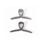 2-Piece Set Mixed Color Claw Clip