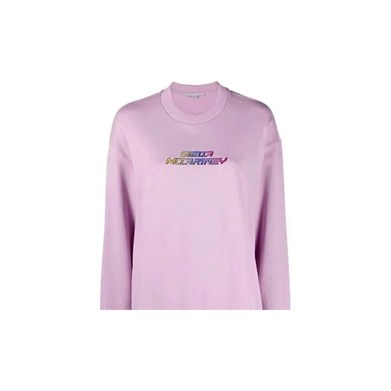Stella McCartney Logo print Side Slit Sweatshirt-4