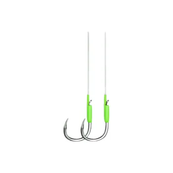 Jiadiaoni Fish Hook High Carbon Steel Black Pit Rivers Barbless Hook 1 Pair