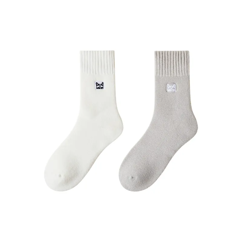MIIOW Mid Calf Socks Unisex Combo Set-4