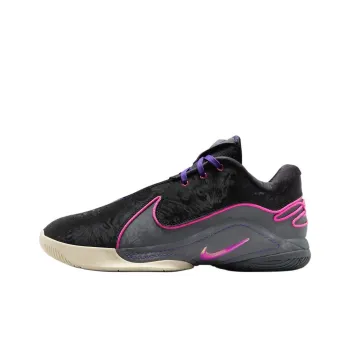 Nike LeBron 22 Anti Slip Wear Resistant Low Top Basketball Shoes Unisex Black Gray Purple