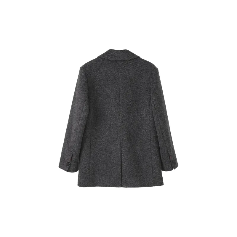 Fstudio Velvet feel Coat Women's Gray-1