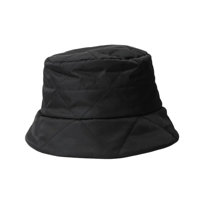 PRADA Recycled Nylon Cotton Bucket Hats Men's Black-1