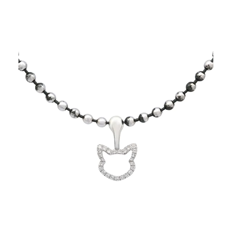 ICEWALD 925 Sterling Silver 18K Gold-Plated Diamond Pendants Unisex Silver-0