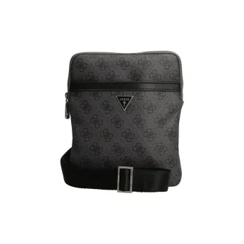 GUESS PU Polyurethane Crossbody Bag, Shoulder Bag Men's Dark Gray