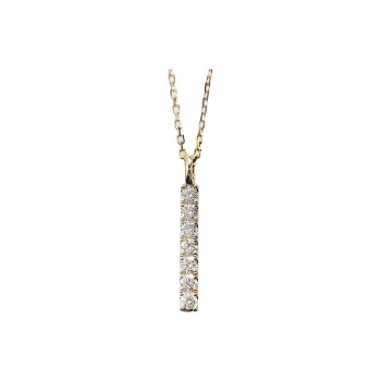 ICEWALD 18K Gold Diamonds Necklaces Unisex Gold