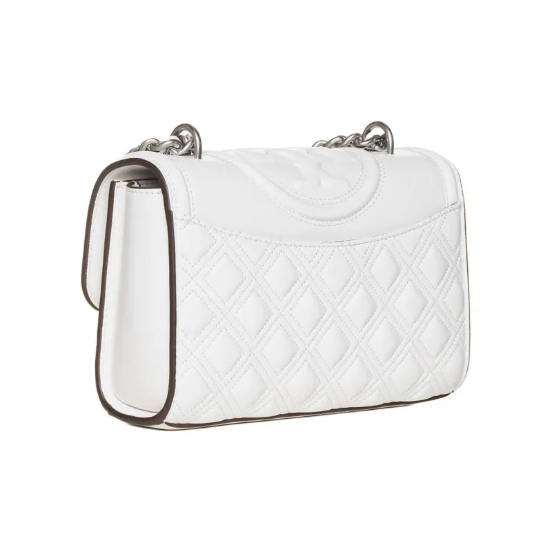 TORY BURCH Fleming Leather Crossbody Bag Shoulder Bag Women's White-2