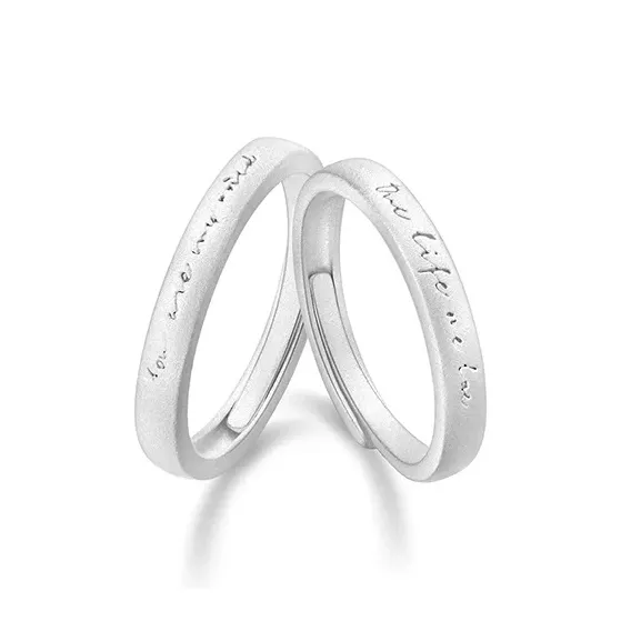 ZOKS S999 Fine Silver Rings Unisex-0