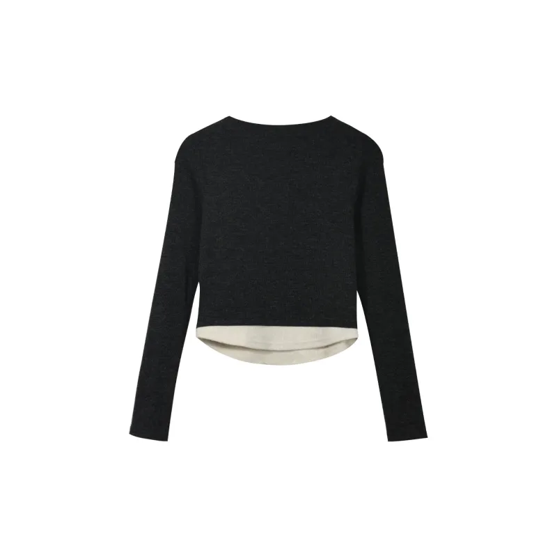 MISHOW Casual Suit Women's Mixed Color Black-1