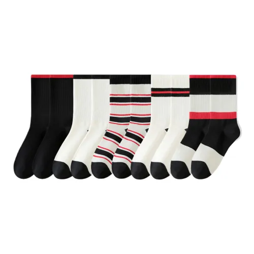 Lan Miao Mid Calf Socks Women's 10 Pack