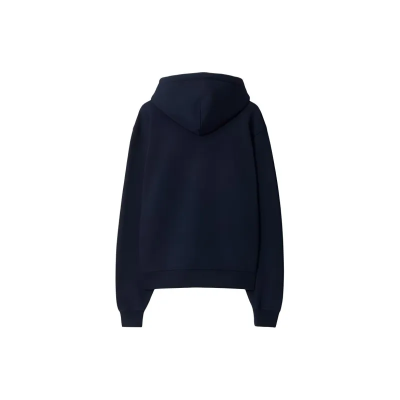 Burberry Ekd Motif Zip Up Drawstring Hoodie-1