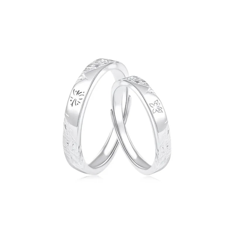 SHOIIIW S999 Fine Silver Rings Unisex-0