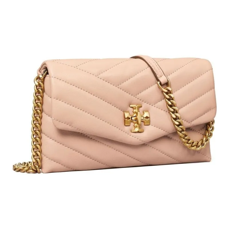 TORY BURCH Kira Sheepskin Shoulder Bag, Crossbody Bag Mini Women's Pink-1