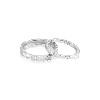 Kim Ka Fook 999 Fine Silver Rings Unisex