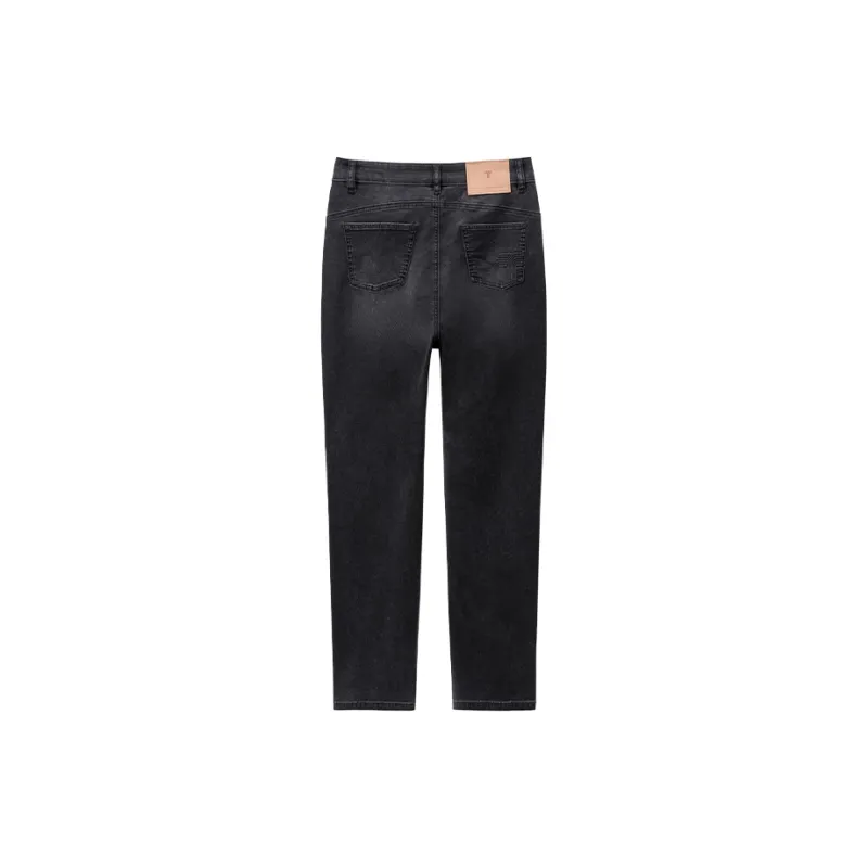 BAIXIAOT Jeans Women's Dark Gray-1