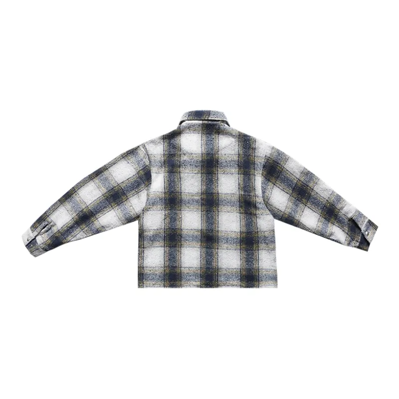 REMEDY Jackets Coats Unisex Blue Yellow Plaid-2