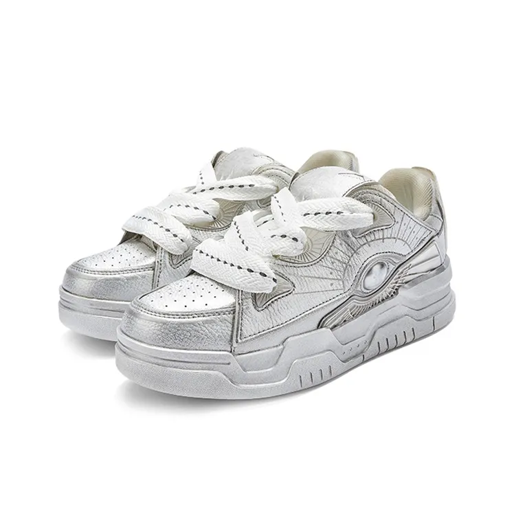 JUZI Wear-Resistant Low-Top Skateboard Shoes Women's-6