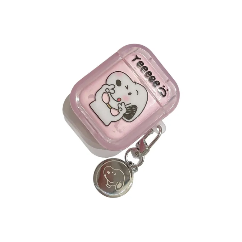 Baohuguang Compatible With AirPods 1/2/3 TPU Ins Cute Cartoon Snoopy Charlie Headphone Cases-4