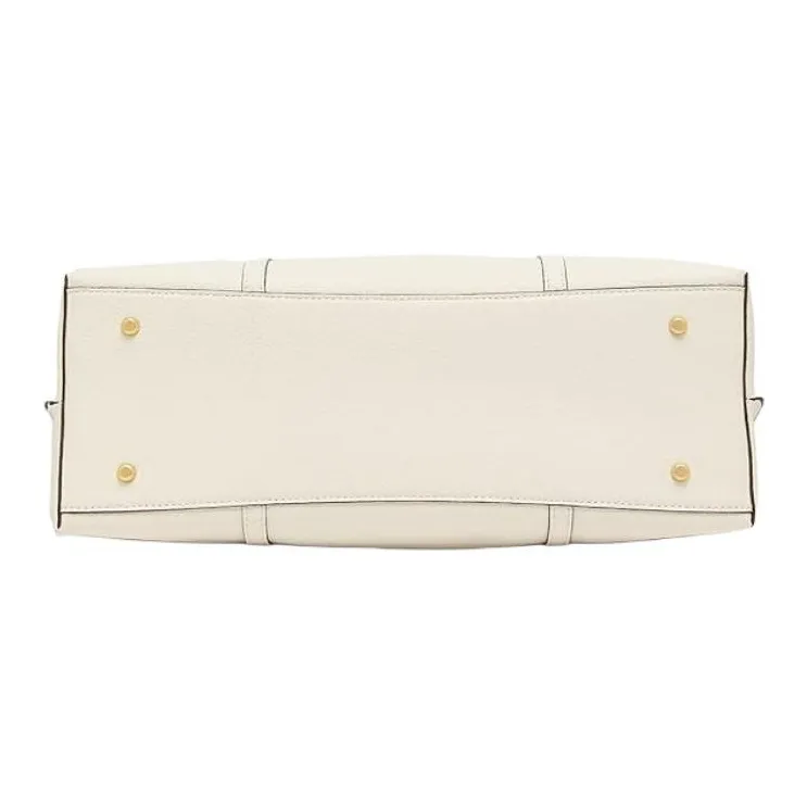 TORY BURCH Perry Triple Compartment Tote New Ivory-4