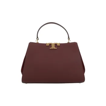 TORY BURCH Eleanor Leather Shoulder Bag Crossbody Bag Handbag Medium Size Women's Dark Color Cabernet Sauvignon